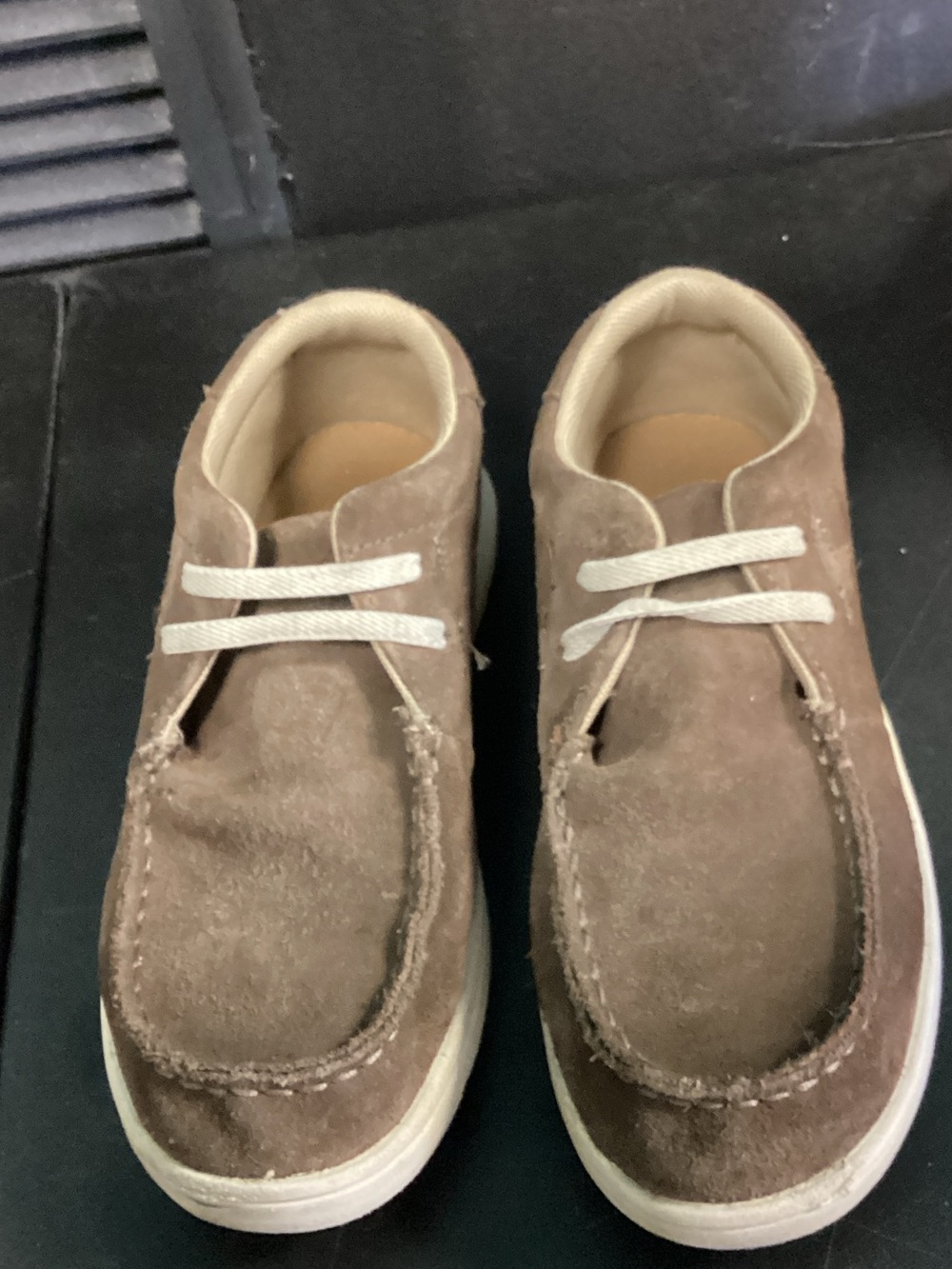 Ariat Kid’s Brown Suede Chukka Moccasin Boots
